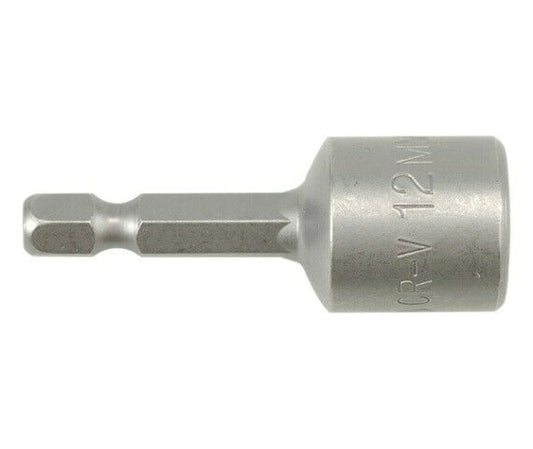 Yato YT-1507 Steckschlüssel 12 mm Stecknuss Magnetisch 6-kant Nuss Bit 1/4" - Flex-Autoteile