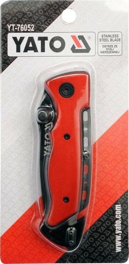 Yato YT-76052 Taschenmesser Klappmesser Rettungsmesser Universalmesser 200mm