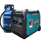 K&S Notstromaggregat Dual LPG GAS Benzin Inverter Stromerzeuger Generator 5,5KW