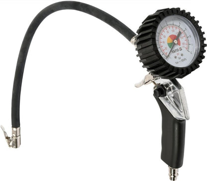 Yato YT-2370 Reifenfüllmeßgerät Druckluft 12bar Kompressor Zubehör Luftprüfer