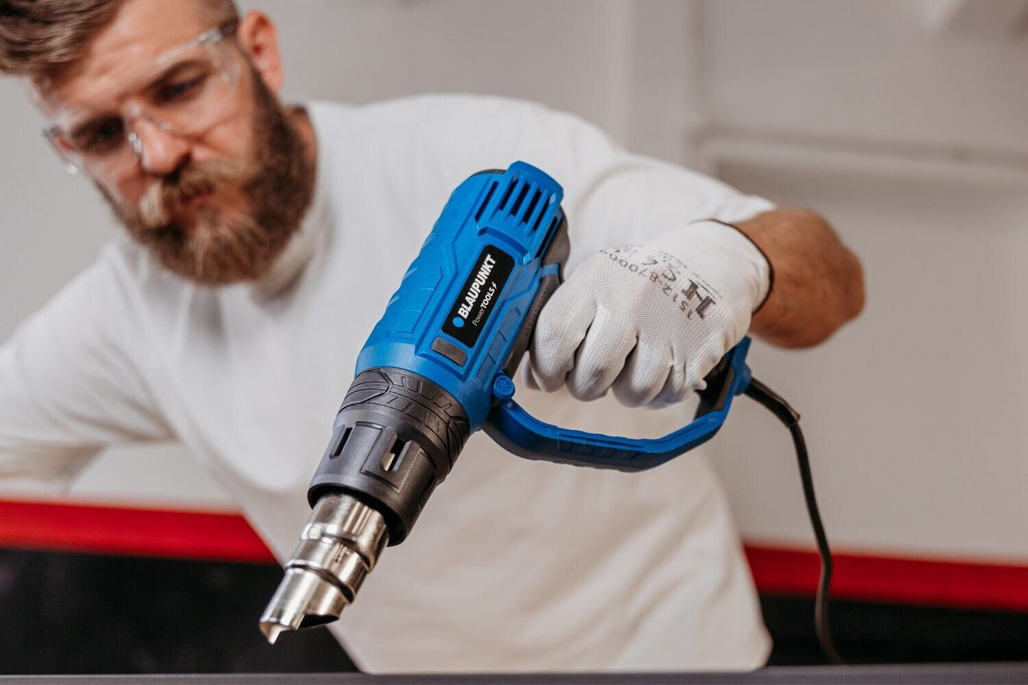 Blaupunkt HG5010 Heißluftfön Set Koffer Heissluftpistole 2kW 2000W 60-600°C