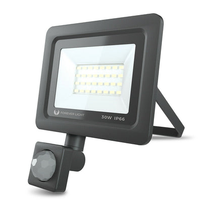Flutlichtstrahler Bewegungsmelder 30W~150W LED Fluter 4500K Außen Beleuchtung