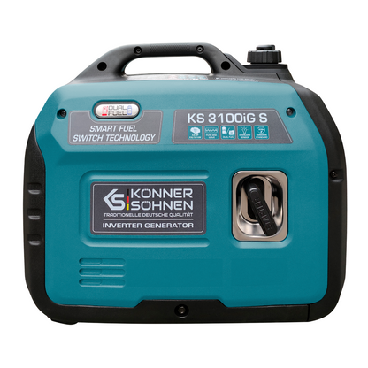 K&S Notstromaggregat Dual LPG GAS Benzin Inverter Stromerzeuger Generator 3,1KW