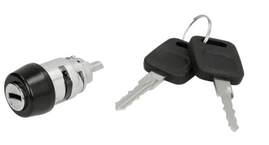 Febi ignition lock + key for Audi 100 80 Cabrio Coupe B3, V8 1.6-4.2 06.86