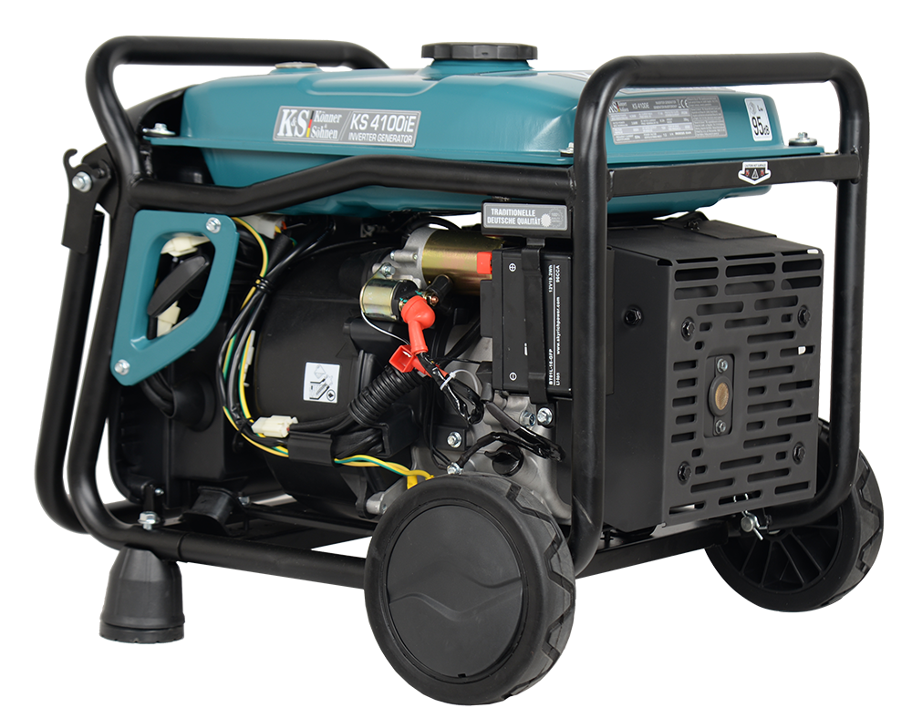KS Notstromaggregat Benzin Inverter Stromerzeuger Generator 4KW 2x 230V 16A 50Hz - Flex-Autoteile