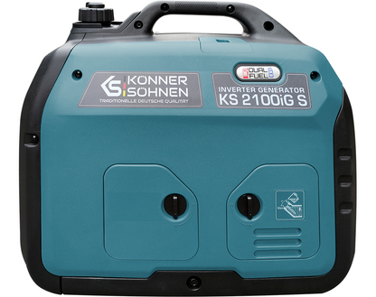 K&S Notstromaggregat Dual LPG GAS Benzin Inverter Stromerzeuger Generator 2KW