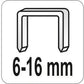 YT-09201 Druckluft-Nagler Tacker für Klammern und Stifte Streifennagler