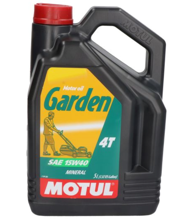 Motul Motoröl 15W40 5L Rasenmäher Kettensäge Stromerzeuger Öl 4-Takt SAE Mineral