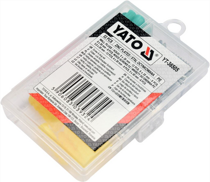 Dübel+Schrauben Set Sortiment 8 6 5 mm Kunststoff Spreiz Dübel Yato YT-36505 52t