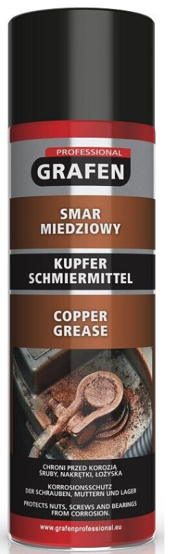 Grafen Kupferschmiermittel Kupferfett Kupferspray Schmierfett CopperGrease 500ml
