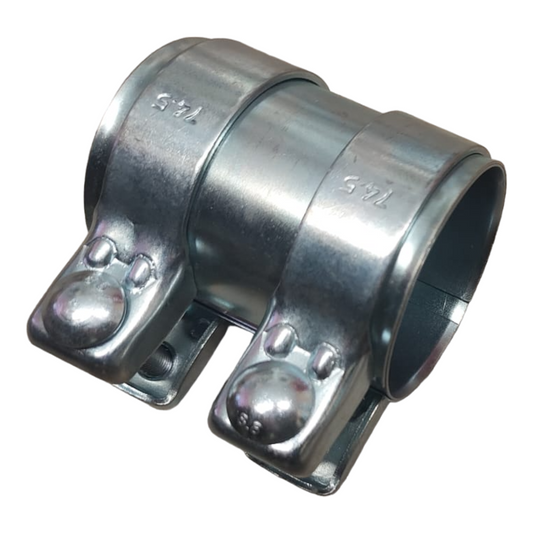 Rohrschelle Rohrverbinder Schelle Auspuff 70x95 mm Rohr Verbinder Doppelschelle