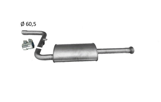 Mitteltopf Auspuff Mittelschalldämpfer Renault Espace 2,2 dCi 110 KW 150 PS