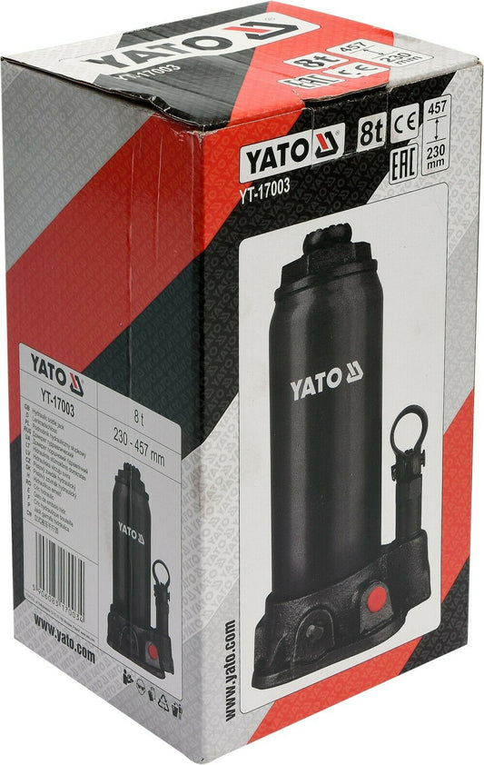 YATO YT-17003 Stempelwagenheber 8 Tonnen Wagenheber hydraulisch Hydraulikheber