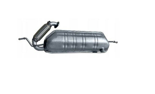 Final silencer Endpuff Exhaust for Smart Fortwo 451 Cabrio Coupe 1.0 Euro5b