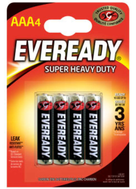 EVERADY 4x Batterie 4er Pack AAA LR03 Kamera Spielzeug Fernbedienung Set 1,5V - Flex-Autoteile