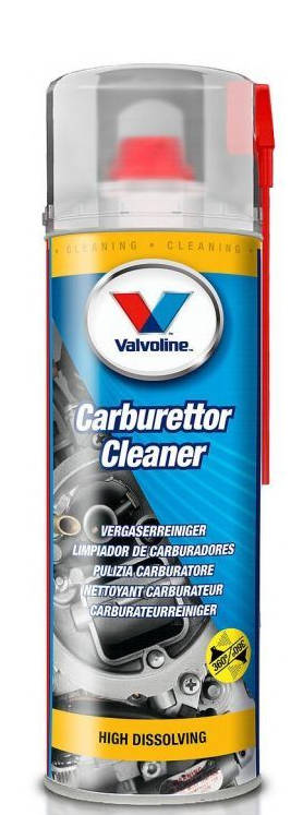 Valvoline 0.5l carburetor cleaner spray throttle flap Carbu Cleaner car motorcycle