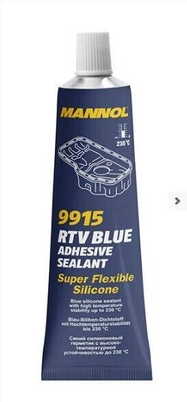 Mannol 9915 BLAU Silikon Dichtstoff Dichtmasse Gasket Maker BLAU 85g 230°C