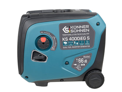 Notstromaggregat KS4000iEGS Inverter LPG Stromerzeuger Generator 4KW GAS+Benzin