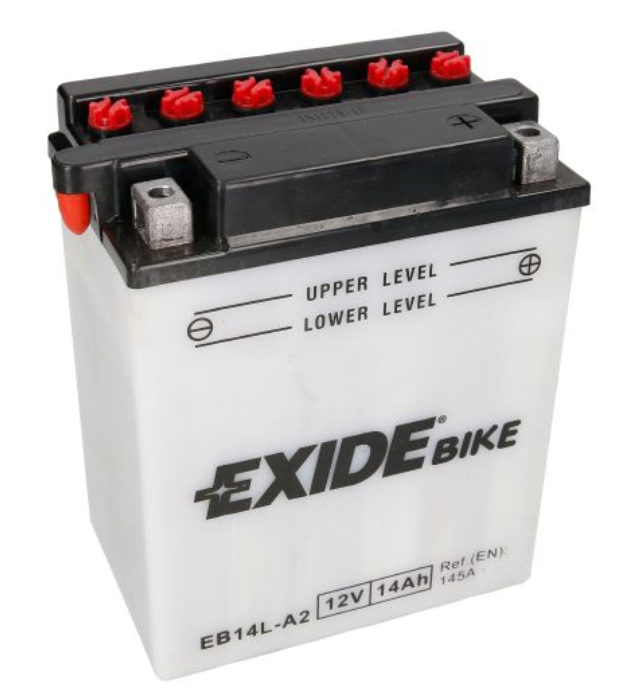 Motorrad Batterie Roller Quad 12V 14AH 145A YB14L-A2 166x89x134 Exide EB14L-A2