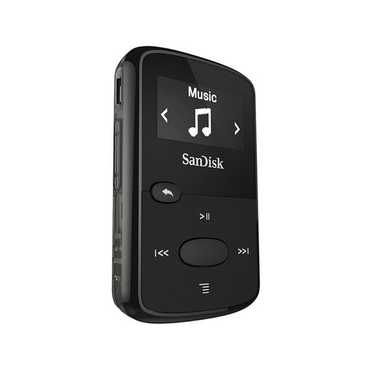 San Disk Clip Jam 8GB MP3 Player Schwarz Digital LCD Bildschirm Miniclip Musik - Flex-Autoteile