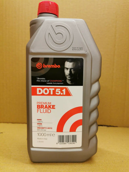 Brembo L05010 Bremsflüssigkeit DOT 5.1 1 l AUTO MOTORRAD L05010