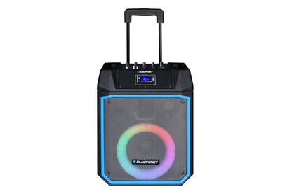Blaupunkt Akku Partybox Karaoke 600W tragbar Lautsprecher Box Mikrofon Bluetooth