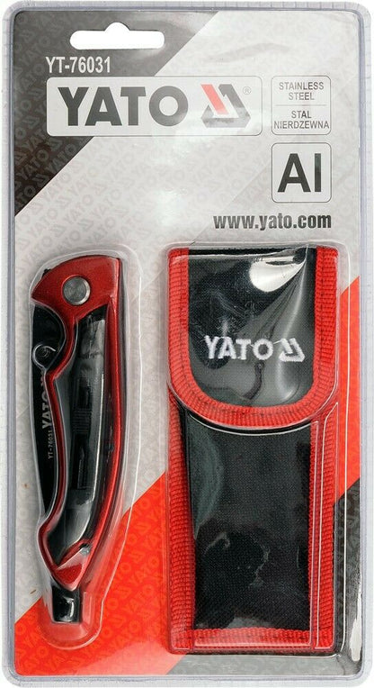 Yato YT-76031 Klappmesser Multifunktionsmesser Taschenmesser Werkzeug Messer