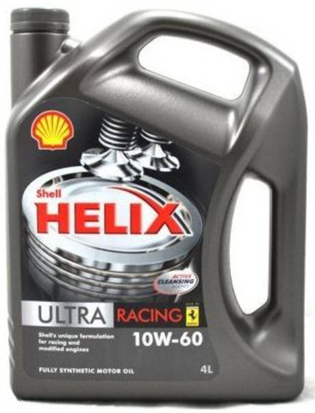 4 liter Shell Ultra Racing 10W60 engine oil Motoroel API SN ACEA A3 B3 B4 Ferrari