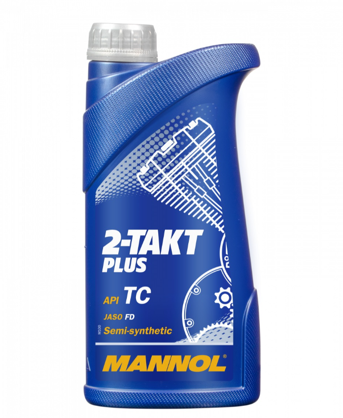 Mannol 7204 2-Takt Plus Öl Mischöl Motorrad Mopet Mofa Scooter Roller API TC 1l