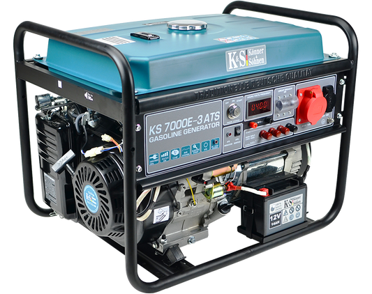 KS7000E3ATS Stromerzeuger Generator Benzin Notstromaggregat 5,5KW 230V/400V