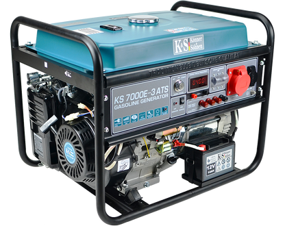 KS7000E3ATS Stromerzeuger Generator Benzin Notstromaggregat 5,5KW 230V/400V