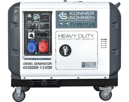 K&S Notstromaggregat 230V 400V Diesel Stromgenerator Notstromerzeuger 7.5kW ATS