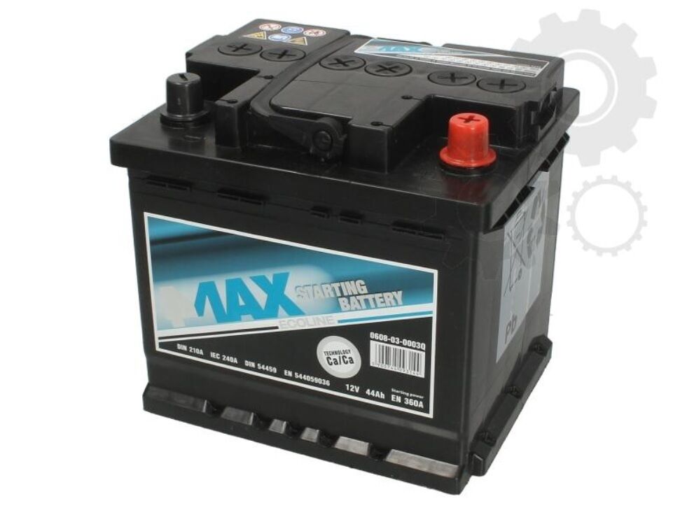 Autobatterie Starterbatterie 12V 44Ah 360A für Alfa Audi BMW Citroen Fiat Dacia - Flex-Autoteile