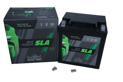 intAct Motoradbatterie 30Ah 360A 12V YTX30L-BS 12-30L-BS Y60-N24-A BMW DUCATI - Flex-Autoteile