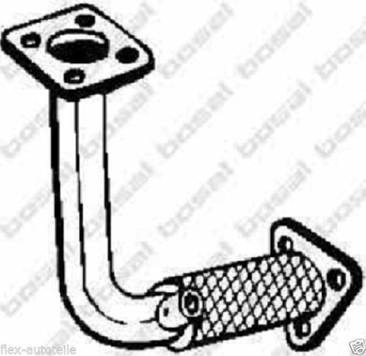 Bosal Hosenrohr Flexrohr Krümmerrohr für Ford Galaxy 2,0 WGR 1995-2006 116 PS - Flex-Autoteile