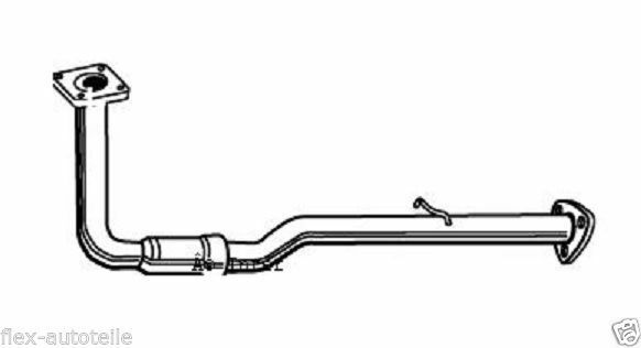 Auspuffrohr Flex-Vorderrohr Abgasrohr Hosenrohr für Ford Galaxy WRG 2,3 16V DH23 - Flex-Autoteile