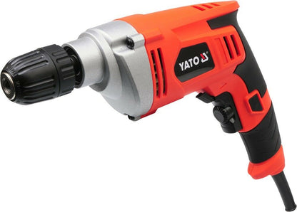 YATO Elektrische Bohrmaschine 550W Schnellspann 10mm Elektro Bohrer Metall Holz - Flex-Autoteile