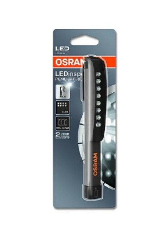 OSRAM LED 80lm Arbeitsleuchte Stiftlampe Inspektion Werkstatt Taschenlampe 7000K - Flex-Autoteile