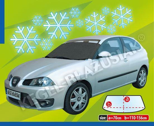 Windschutzscheibenabdeckung Frostschutz Abdeckung Eis Schnee Antifrost PKW KFZ - Flex-Autoteile