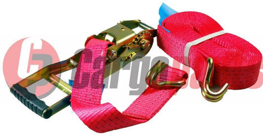 Cargoparts Spanngurt Zurrgurt Ratschengurt LKW PKW 5000daN 8Meter / 7,5+0,5m - Flex-Autoteile