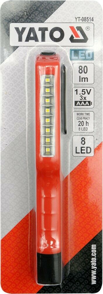 YATO Profi LED Inspektions-Handlampe Arbeitsleuchte Stiftlampe Werkstattleuchte - Flex-Autoteile
