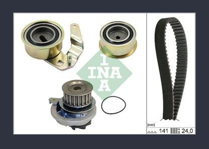 INA Zahnriemensatz für Astra Calibra Vectra A 2,0 16V Turbo Kadett E 2,0 GSI - Flex-Autoteile