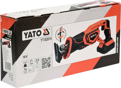 YATO Akku Säbelsäge 18V 2Ah Tigersäge Reciprosäge Fuchsschwanz Handsäge 1/2" - Flex-Autoteile