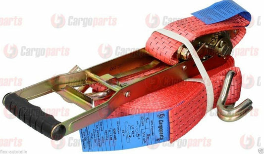 Cargoparts Spanngurt Zurrgurt Ratschengurt LKW PKW 5000daN 10 Meter / 9,5+0,5m - Flex-Autoteile