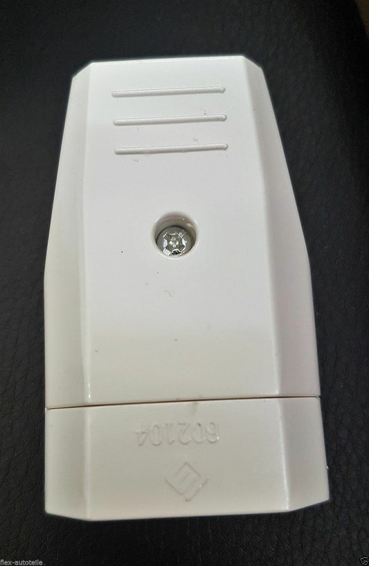 Euro Stecker Buchse Netzstecker Kupplung Flach Weis 250V 10A Stromsteckerbuchse - Flex-Autoteile