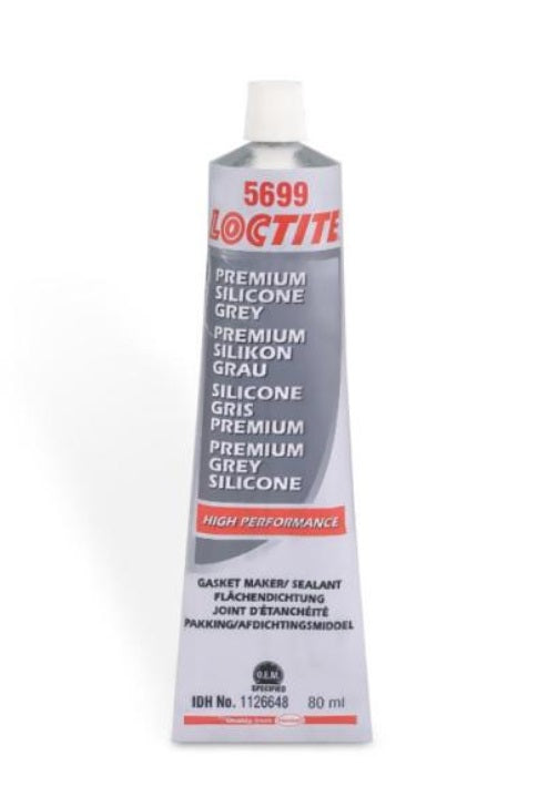 Henkel LOCTITE 5699 Prenium Silikon Dichtmasse Abdichtung 80ml Silikon Grau