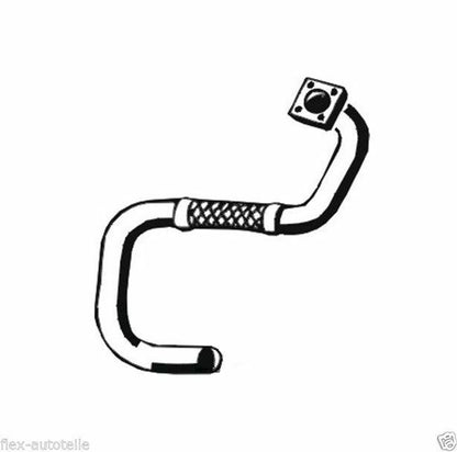 Asmet VW BUS Transporter T3 1.6D diesel downpipe flex pipe flex piece exhaust pipe