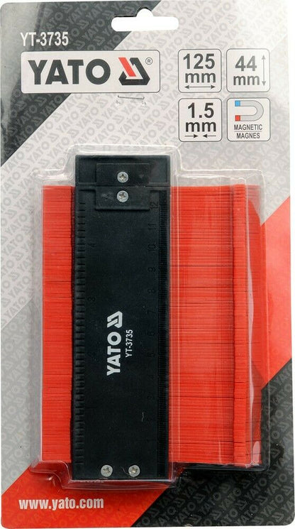 Yato YT-3735 Profillehre Konturenlehre Profilschablone Schablone Messlehre