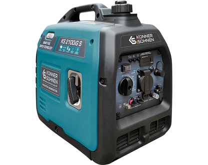 K&S Notstromaggregat Dual LPG GAS Benzin Inverter Stromerzeuger Generator 2KW