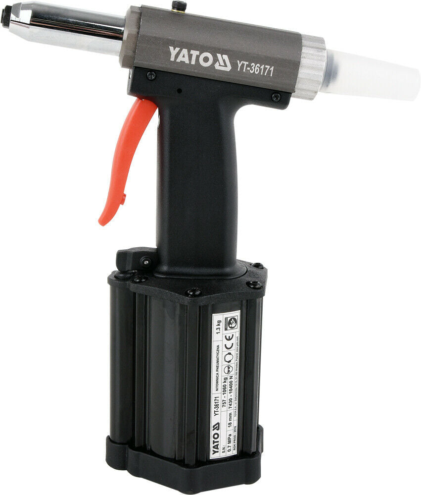 Yato YT-36171 Druckluft Nietpistole Pneumatische Popnietenzange Blindnietgerät